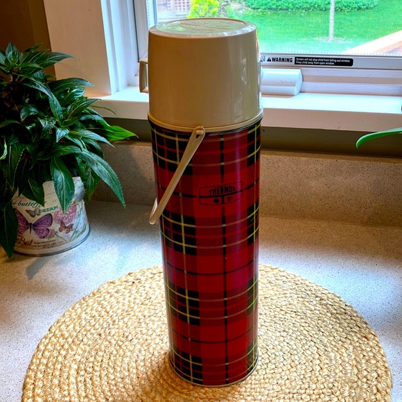 Thermos Other - Vintage Red Plaid King-Seeley Thermos - 1973